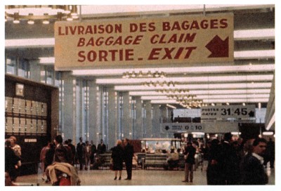Aéroport Orly, Paris, 1961.