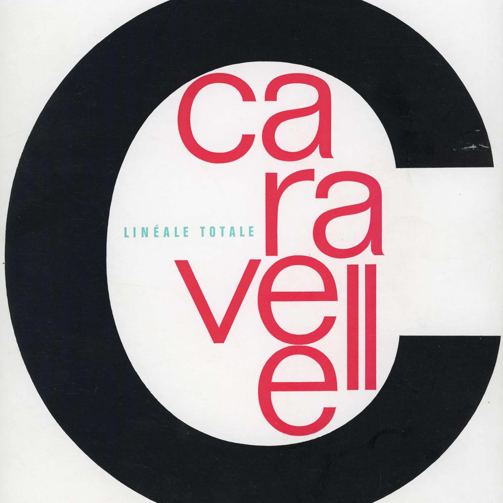 Détail du spécimen du Caravelle, adaptation française du caractère Folio de Konrad F. Bauer et Walter Baum, publié par la Fonderie typographique Française, années 1960.