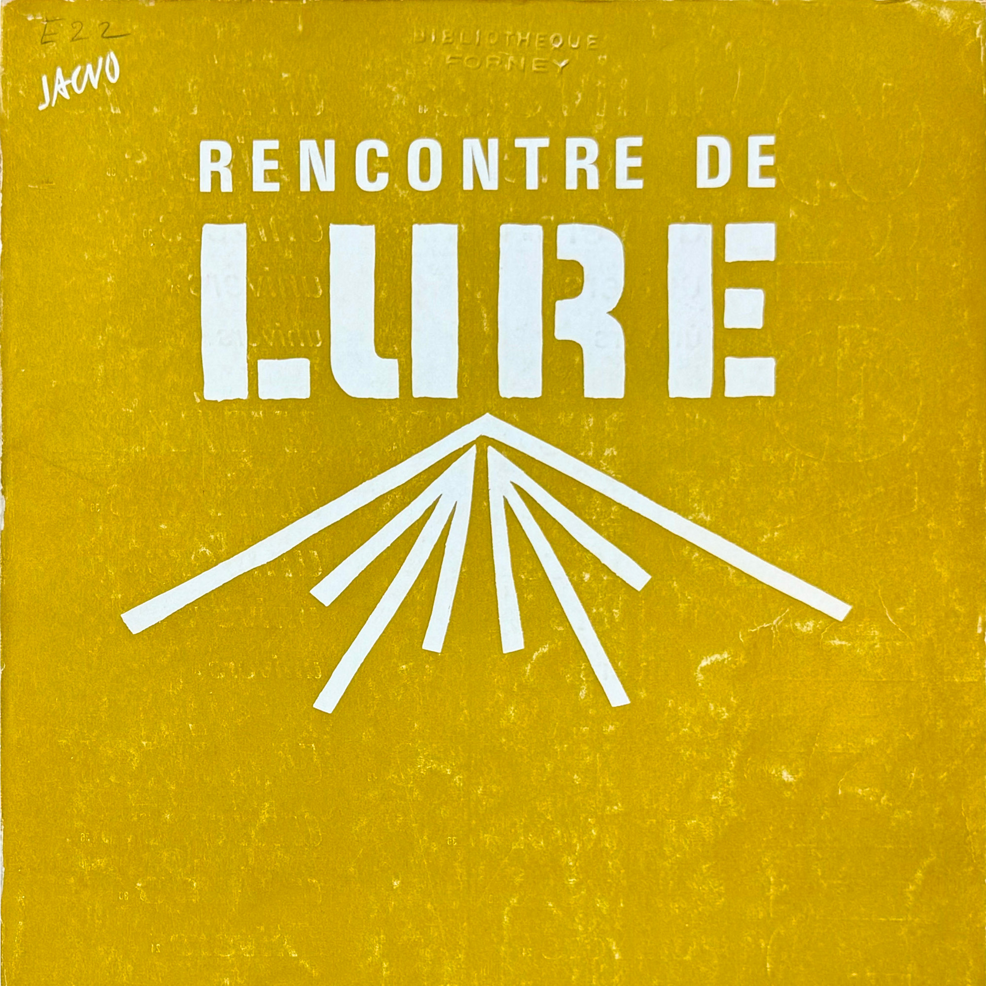 Techniques graphiques, couverture conçue par Marcel Jacno, numéro double 32-33, juillet-octobre 1960.